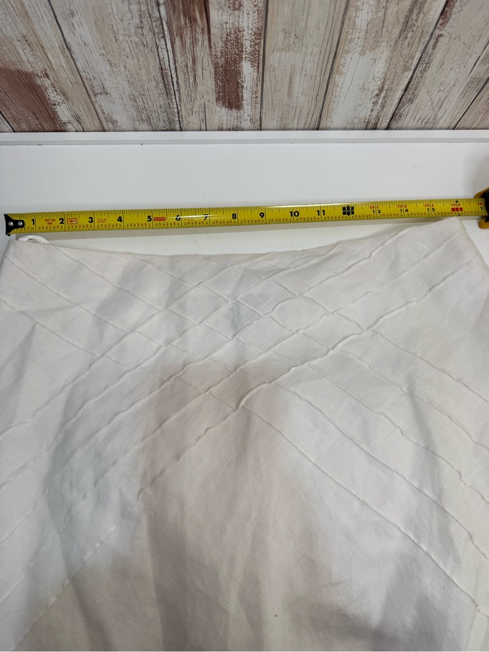 Saint Tropez West Cream Linen Skirt - Picture 4 of 5